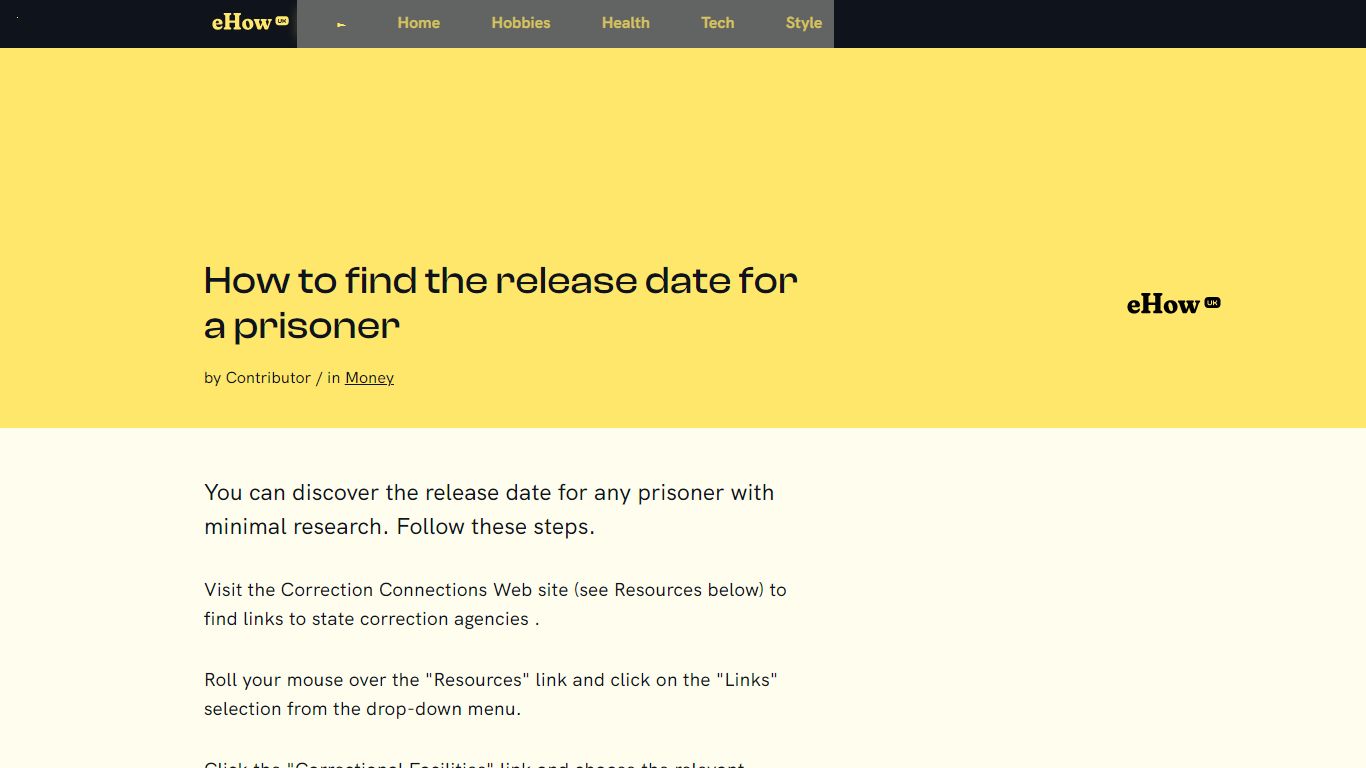 How to find the release date for a prisoner | eHow UK